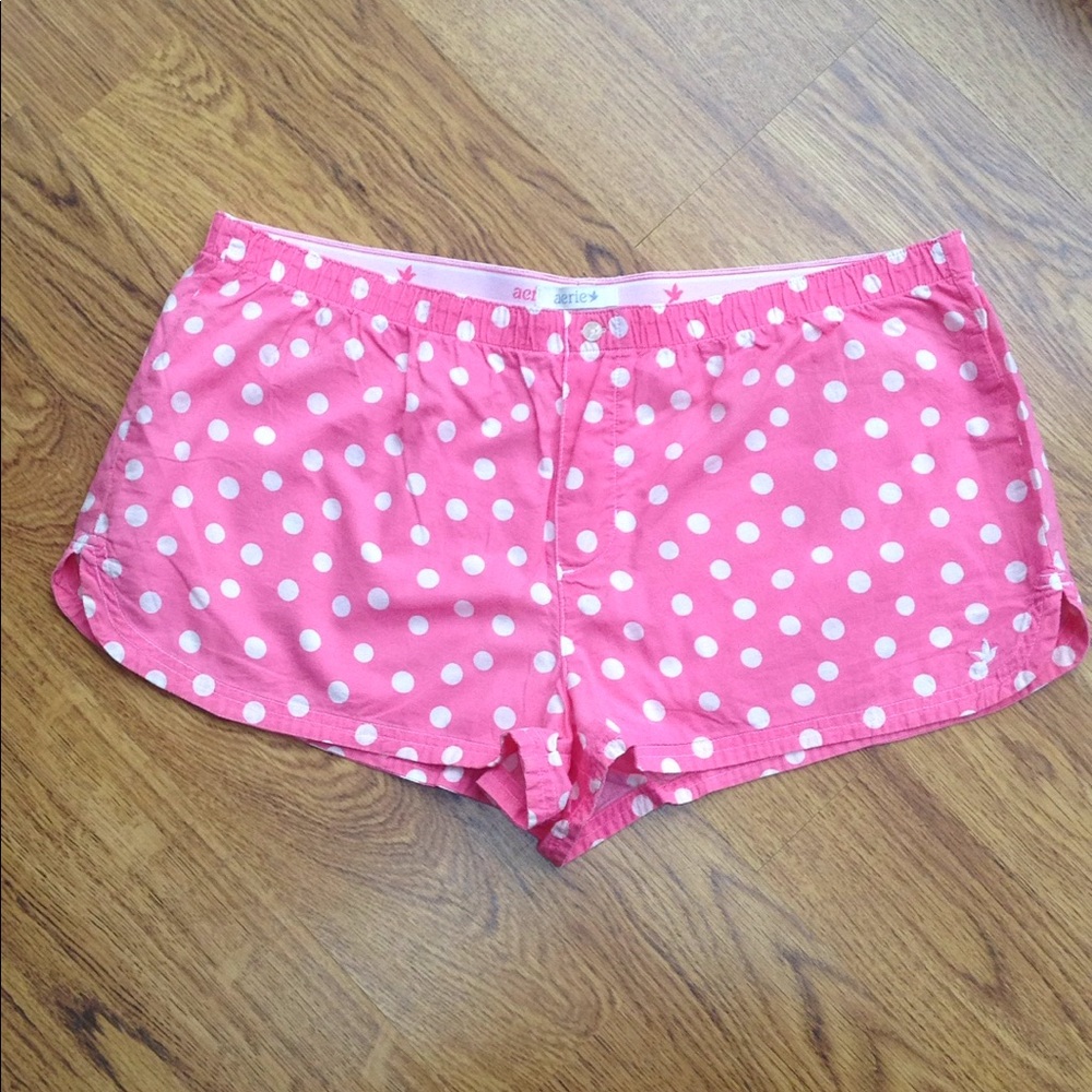 Aerie Polkadot Pajama Shorts